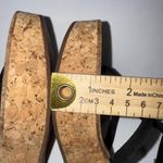 K Jacques St. Tropez Boho Wood Clog Leather Strap Wedge Sandals Brown 7.5 Photo 11