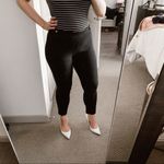 Counterparts Black Career Pull On Gold Button Office Work Pant Sz 6P Minimalist Photo 4