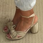 SheIn Gold bow heels Photo 0