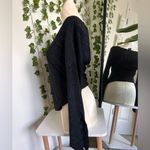 Wrapper  Goth Black Lined Blouse Size Small/Medium Photo 1