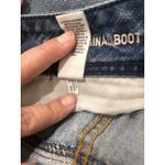 American Eagle Jeans Y2K Original Boot Low Rise Denim Jeans Distress Size 10 Photo 5