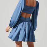 ASTR The Label Anamaria Mini Dress Blue Photo 4