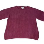 st. john's bay Vintage Sweater Womens L Used Red Knit Photo 5