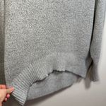 Double Zero Scandi Oversized loose fit leggings friendly light gray turtleneck knit sweater Photo 3