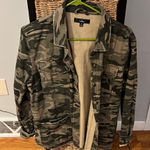 Lulus  Women's Green Camo Jean Jacket Photo 0