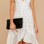 Red Dress Boutique - Polka Dot Wrap Dress Photo 0