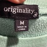 Originality Mint Green Sweatshirt “Be the rainbow in someone’s cloud” Size Med Photo 3