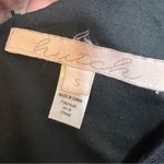 Hutch Anthropologie  bow cut out black mini dress Sz S Photo 4