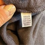 Cuddl Duds  Dark Grey Long Sleeve Quarter Zip Pullover with Thumbholes Size Small Photo 7