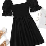 Amazon  Dress Mini Black Ruffle Photo 0
