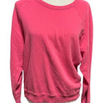 the GREAT. College Sweatshirt in Bright Rouge • Made in USA • Size 1(S) Pink Photo 0