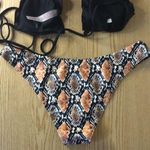 Romwe 2Pc Sexy Bikini Swimsuit Snake Print Large Photo 6