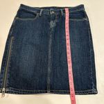 Levi's Levi’s Premium Zippit Kit Denim Skirt Dark Wash Size 30 Photo 6