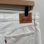 Levi's Levi’s white high rise ribcage cutoff denim jean shorts 28 festival summer beach Photo 8