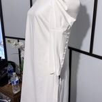 Calvin Klein Sz 10 Puff Shoulder long sleeve dress Turtleneck Buttons Cuff NWT Photo 1