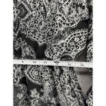 Nectar Clothing  Women's Romper Black Shorts Small Long Sleeve Sheer Surplice Photo 10