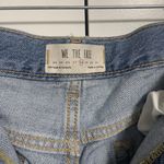 We The Free , free people distressed wide leg jeans. Size 28 rise buttons Photo 6