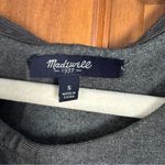 Madewell  Screenplay Skater Dress Womens Small Grey Gray Cap Sleeve Fit Flare Photo 2