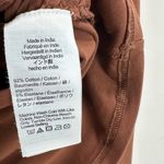 J.Crew  Asymmetrical Off The Shoulder Top Stretch Cotton Blend Brown XS NWT Photo 7