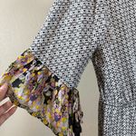 Vintage Inspired Bohemian Dress High Low Hem Hippie Festival Cottagecore Chic Black Photo 10