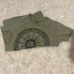 On Fire  Women's Olive Zodiac Sun Tee Photo 1