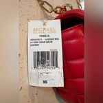 Michael Kors  Red Quilted Crossbody Bag Photo 10