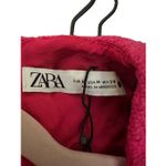 ZARA  SHORT TEXTURED WEAVE JUMPSUIT FUCHSIA Medium Photo 5