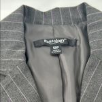 Gray Pinstripe Blazer Size 12P Photo 9