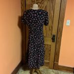 Vintage 90s floral layered maxi dress Black Size 16 Photo 11