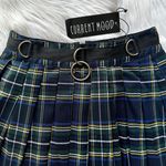 Pleated plaid skirt, brand new Blue Size XS Photo 1