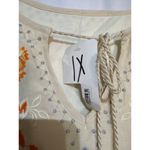 Bohemian Embroidered 1X Dress With Floral Pattern & Bell Sleeves Blue Photo 4