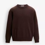 ZARA 100% Cashmere Sweater Chocolate Brown Photo 9