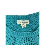 If It Were Me Women's Turquoise Knitted Sweater Photo 3