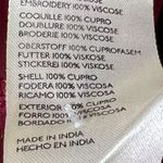 Free People New FP x Anna Sui Poppy Embroidered Set Size 2 Photo 6