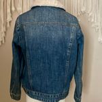 Topshop Denim Jean Shearling Jacket Photo 1