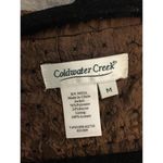 Coldwater Creek  jacket medium Quilted Bronze Casual Lightweight Button Down Photo 9