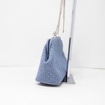 J.Crew NEW  Portofino Canvas Clutch Crystals Jewel Diamond Embellished Clutch  Photo 2