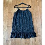 Scoop nyc black lace cami dress size large Photo 6