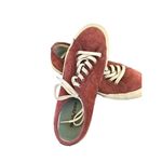 Seavees Shoes Sneaker Womens Sz 8.5 Monterey Varsity Red Suede Perforated Photo 1
