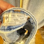 Free People Denim Shorts Button Fly Cut Off Distressed 61855-16515125 Size W 27 Photo 4