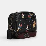 Coach Disney X Mini Jamie Camera Bag with Holiday Print Black Multi CN027 Photo 10