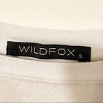Wildfox Size Small White More Glitter Jumper Sweatshirt Photo 2
