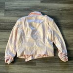 Generation Love  Pink Funnel Neck Moto Jacket Vegan Silk Blend Size XS Satin Photo 2
