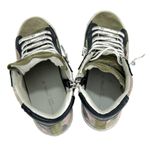 Philippe Model PRSX High Sneaker in Camouflage Military Fuschia Green Size 6 Photo 6