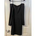 DO+BE  Goth Witchy Dress Small Black Faux Leather Whimsygoth New Years Club Photo 3