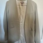 H&M  Sage Green Women’s Collarless Blazer Photo 0