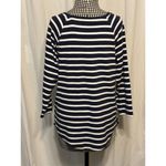 Old Navy  Womens 3/4 Sleeve Stripe Knit Top Scoop Neck Blue White Stripes Small Photo 1