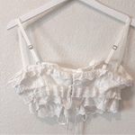 House Of CB  Federica White Broderie Anglais Bralette Top Medium Photo 5