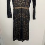 The Kooples Openwork Lace Black Maxi Dress Womens Small Photo 9