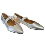 Kelly & Katie  Silver Alston Slip On Pointed Toe Shoe Size 9.5 Photo 1